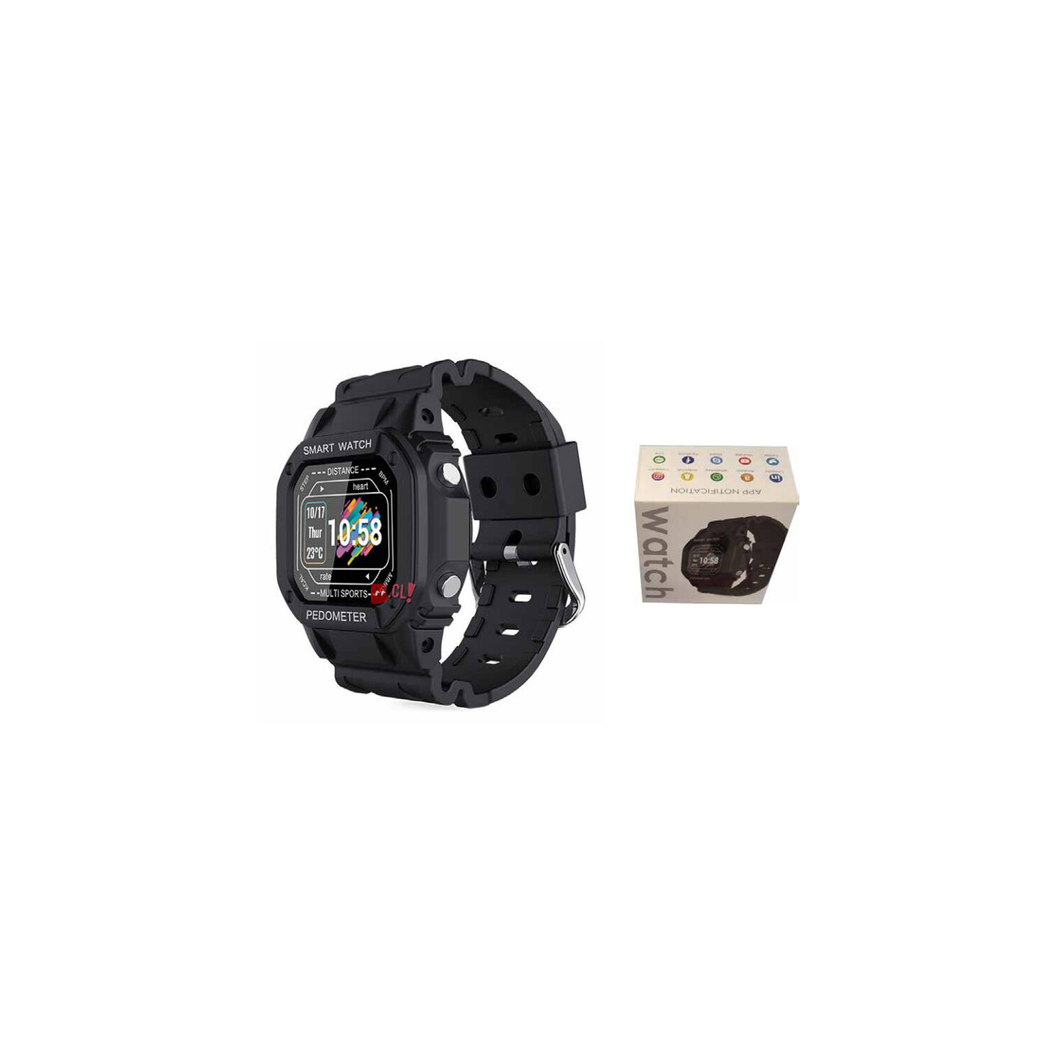 Smartwatch Dise&ntilde;o Cl&aacute;sico Con Bluetooth - Ps image number 2.0