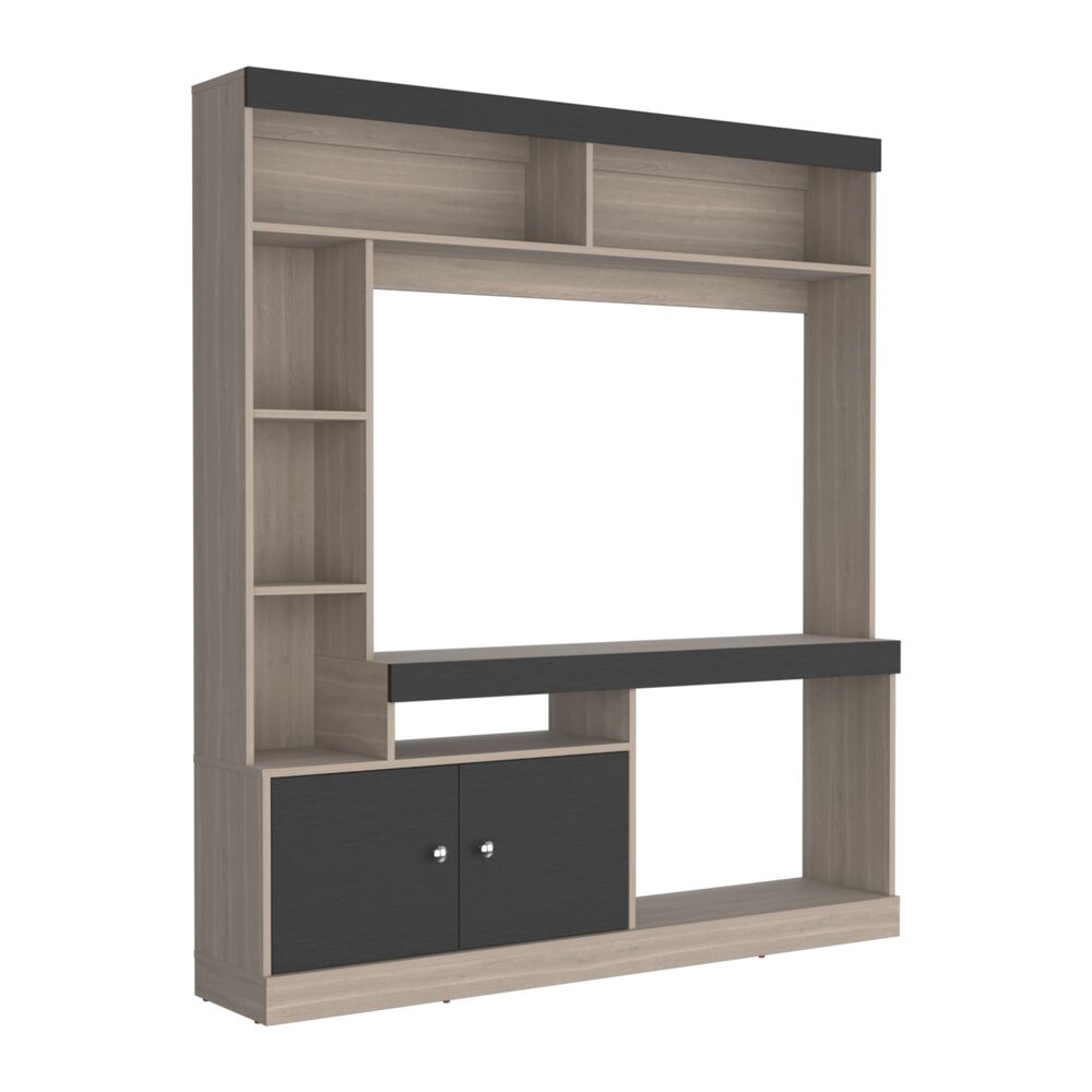Estante Tv 65" 180,6x180x30,3 Cm 2 Puertas image number 0.0