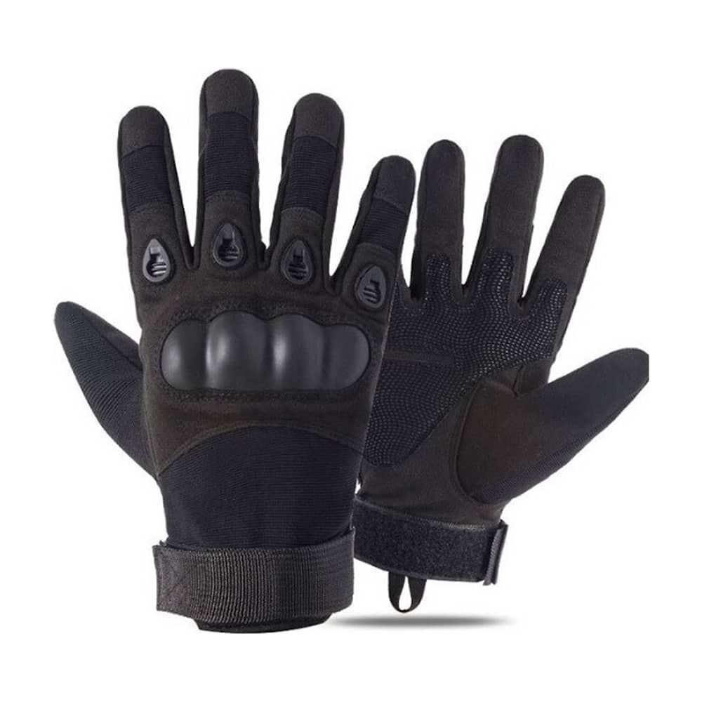 Guantes T&aacute;cticos Para Motocicleta O Bici Nudillos Extra Duros Con Dedos image number 0.0