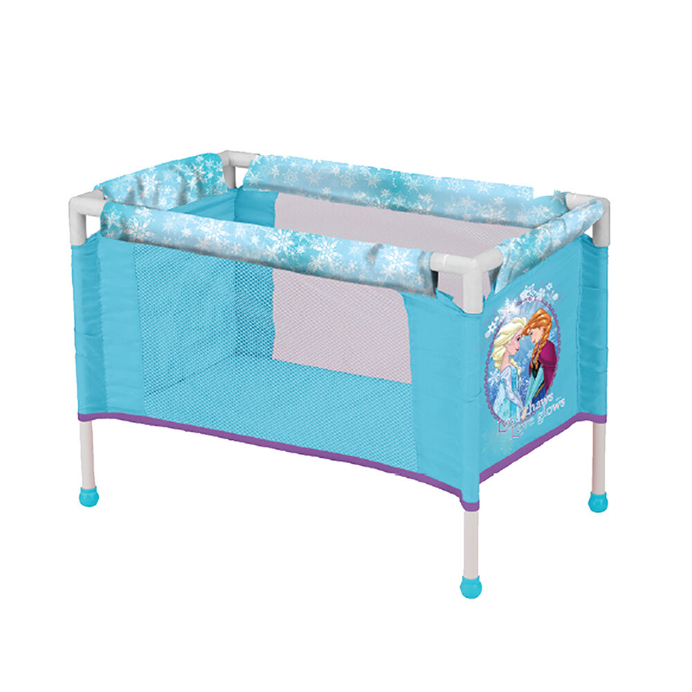 Coche Travel De Juguete Para Muñeca + Cuna Frozen Disney image number 2.0