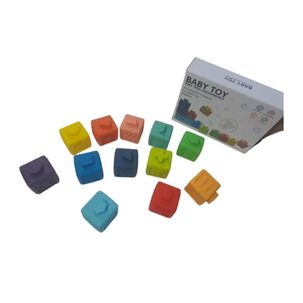 Set De Bloques Sensoriales Apilables 12 Piezas
