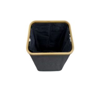 Cesta De Ropa Con Tapa 60cm Para Lavanderia Gris