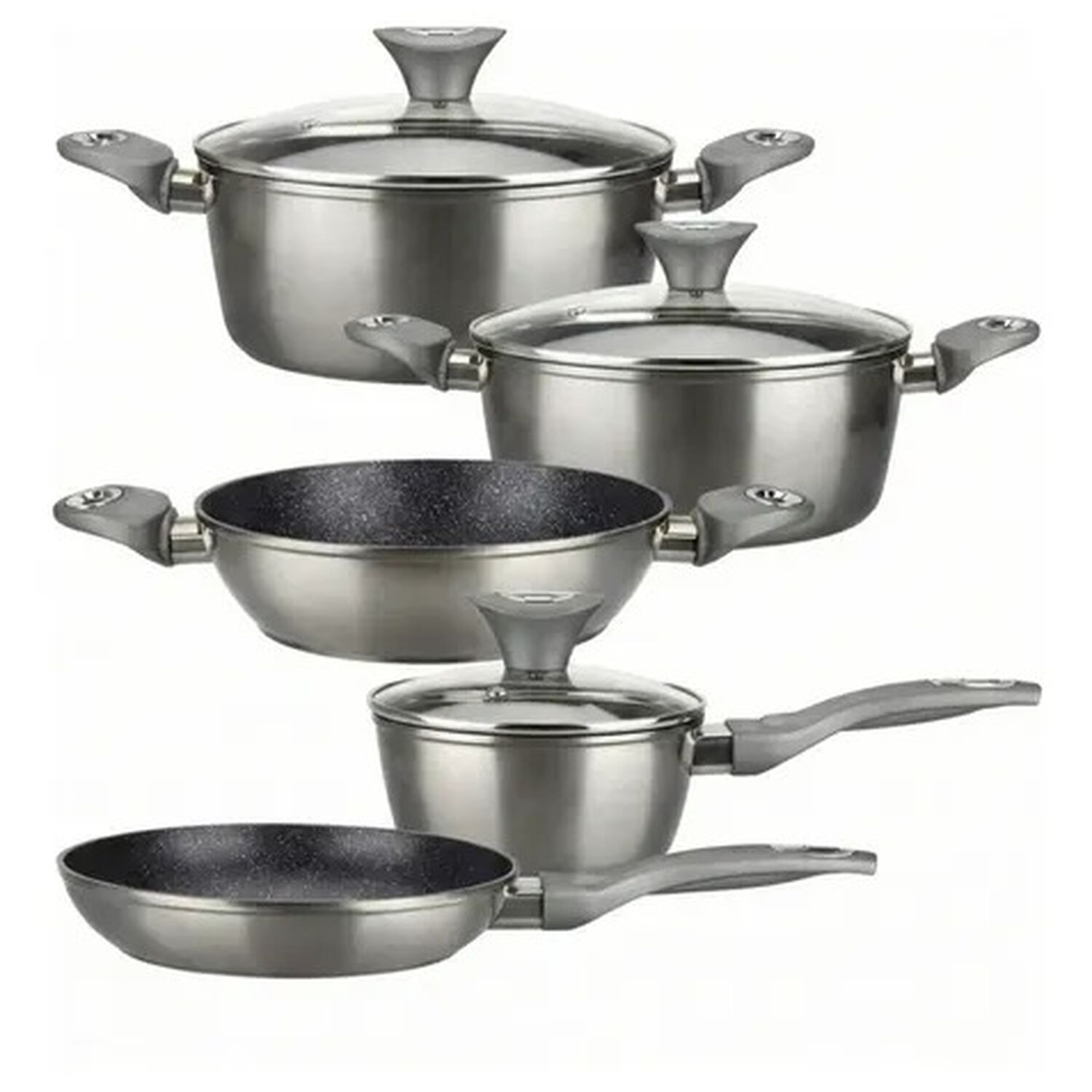 Bateria De Cocina 8 Piezas Champagne Marmicoc Champagne image number 1.0