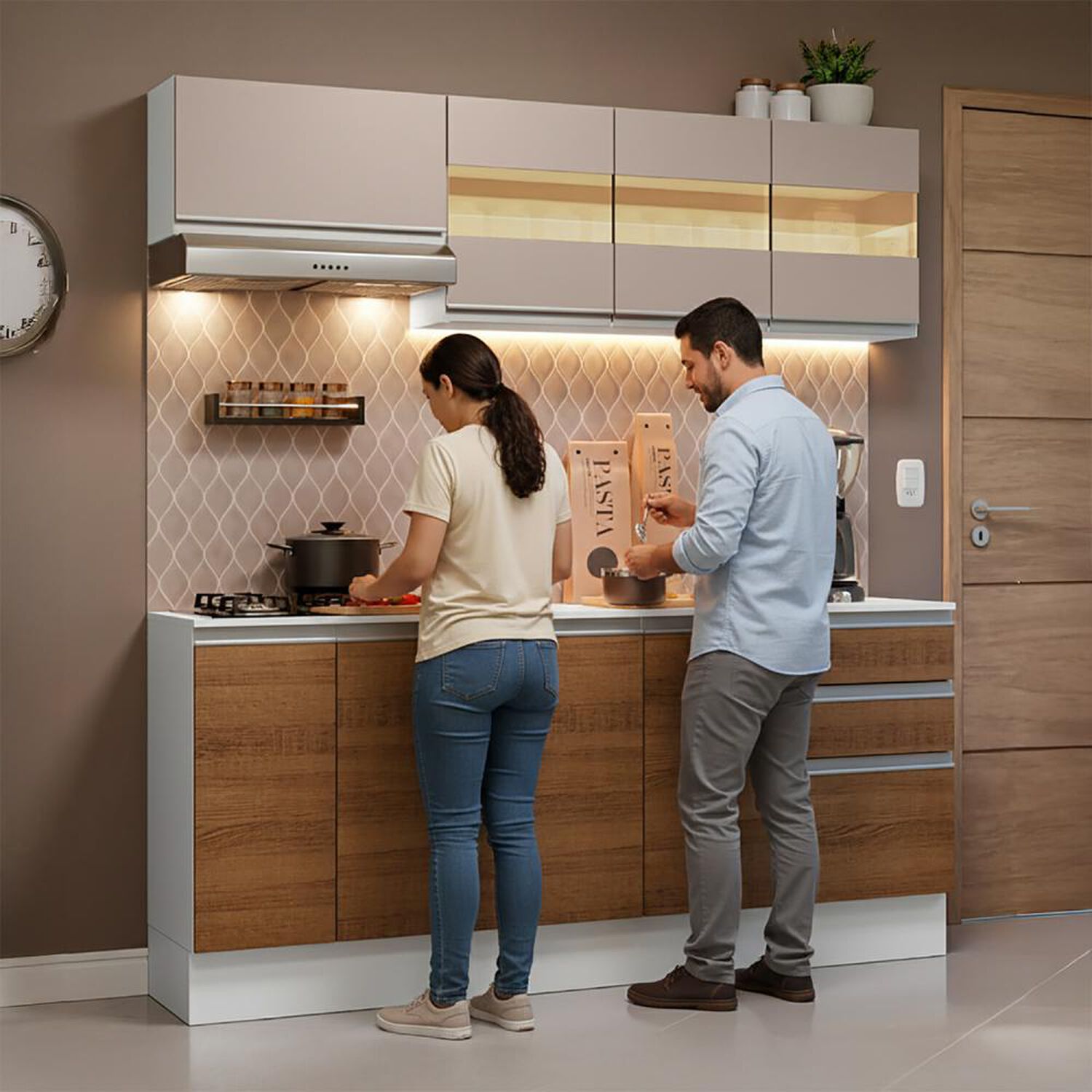 Mueble De Cocina Vekkahome Super Smart / 9 Puertas / 2 Cajones image number 2.0