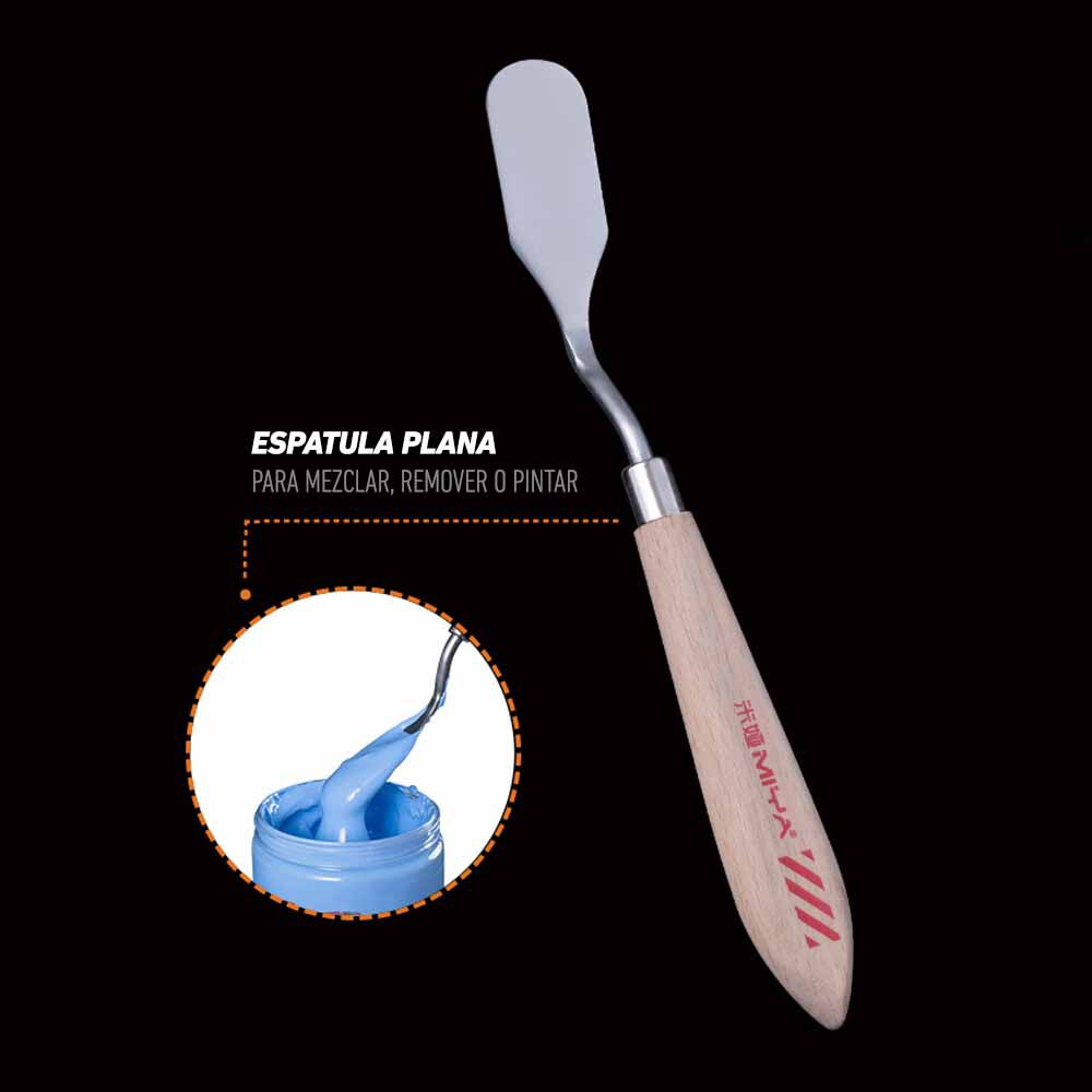 Espatula Plana Himi-miya Para Arte Y Creacion image number 4.0