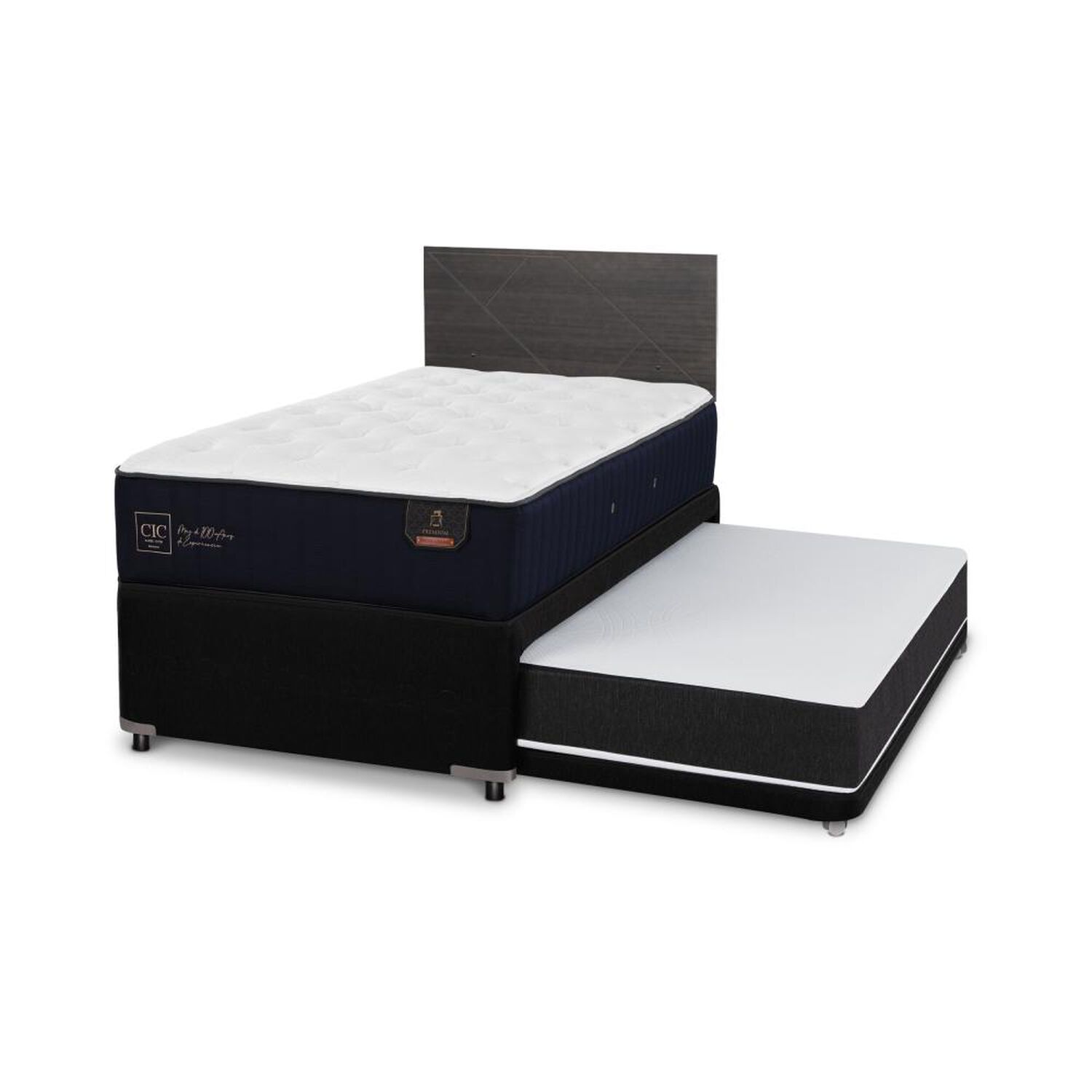 Cama Nido Cic Premium / 1.5 Plazas / Base Normal + Respaldo image number 1.0