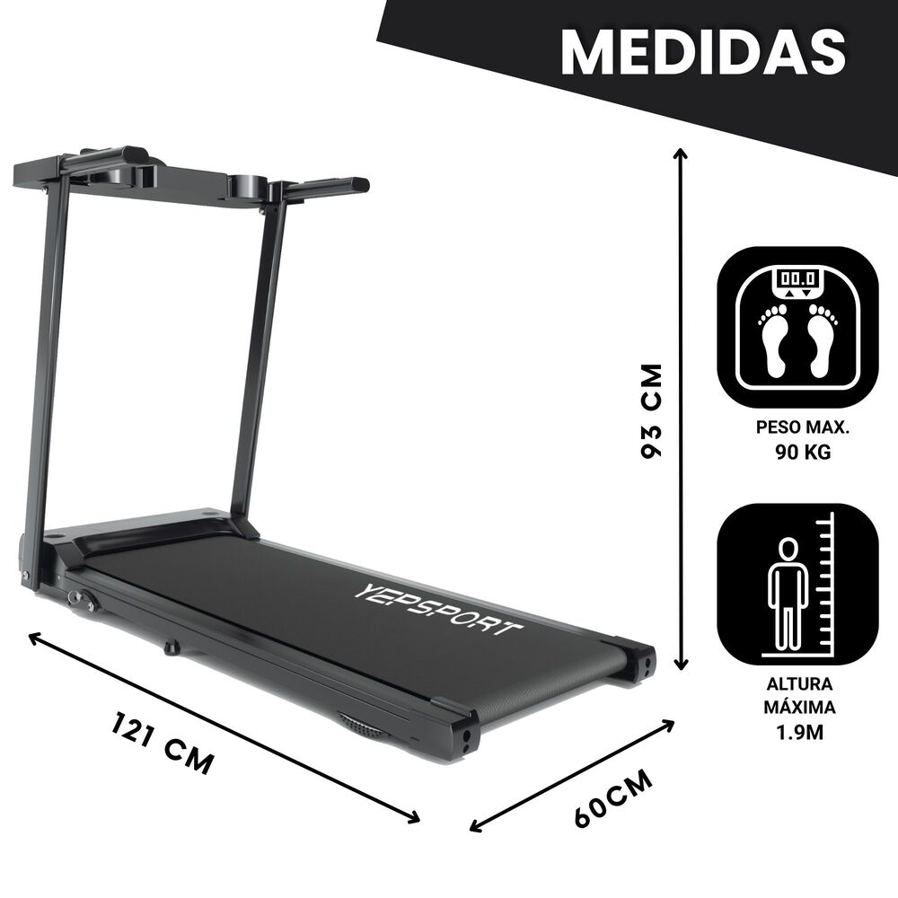 Trotadora Yep 3080 12km/h image number 3.0