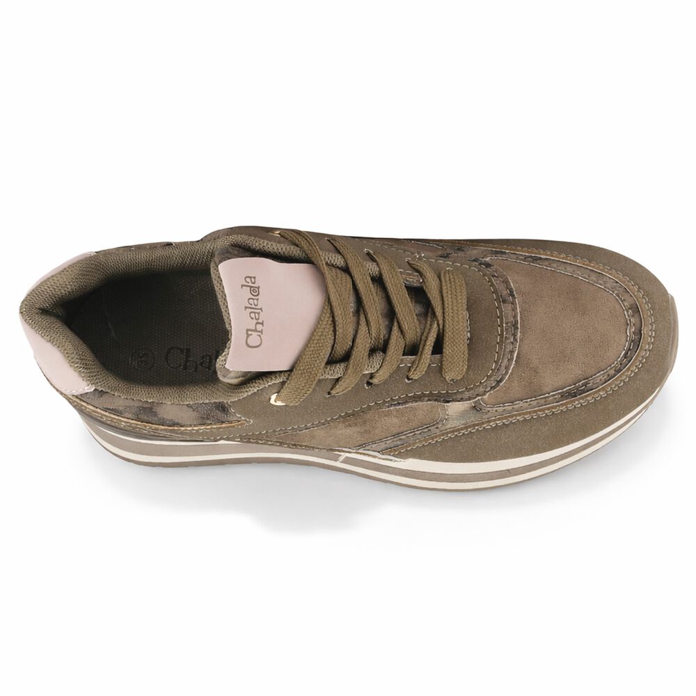 Zapatilla Caf&eacute; Mujer Urbano Chalada Jetur image number 4.0