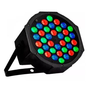 Foco 36 Led Mini Flat Par Light 3 Colores Para Fiestas