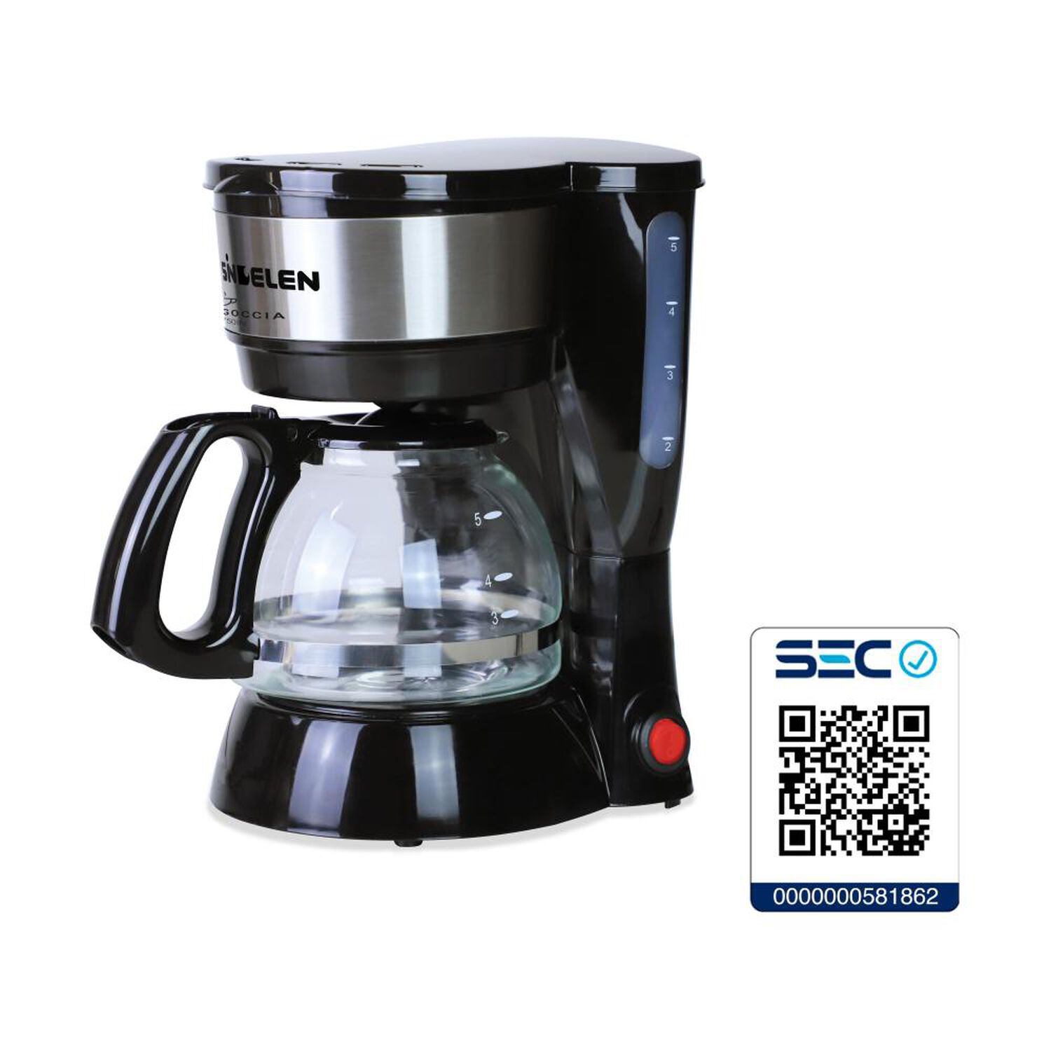 Cafetera Sindelen Cfg-750in / 750 Ml / 600w image number 4.0