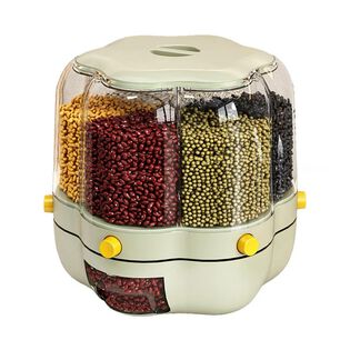 Dispensador De Granos Cereales Nueces Giratorio Cocina