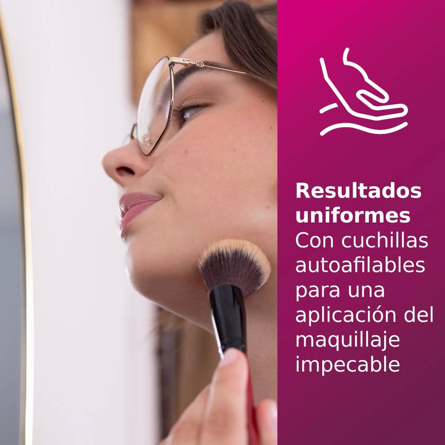 Depiladora Facial Philips Serie 5000 Brr474/00 Color Verde image number 4.0