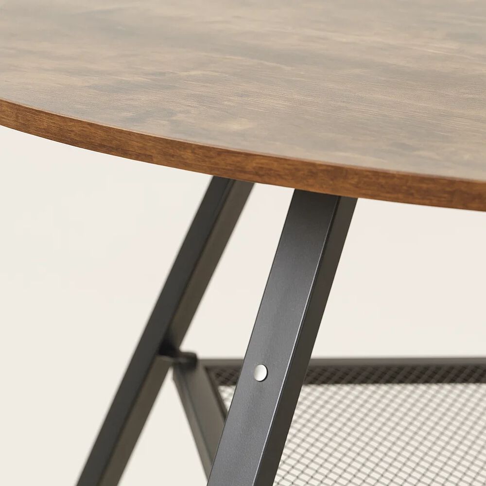 Mesa De Comedor Redonda Estilo Industrial Trn image number 5.0