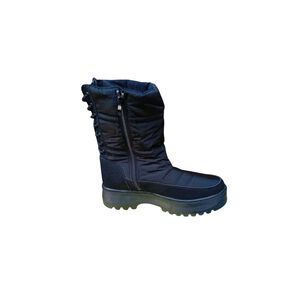 Botas Botines Impermeables Forradas Con Chiporro - Negro