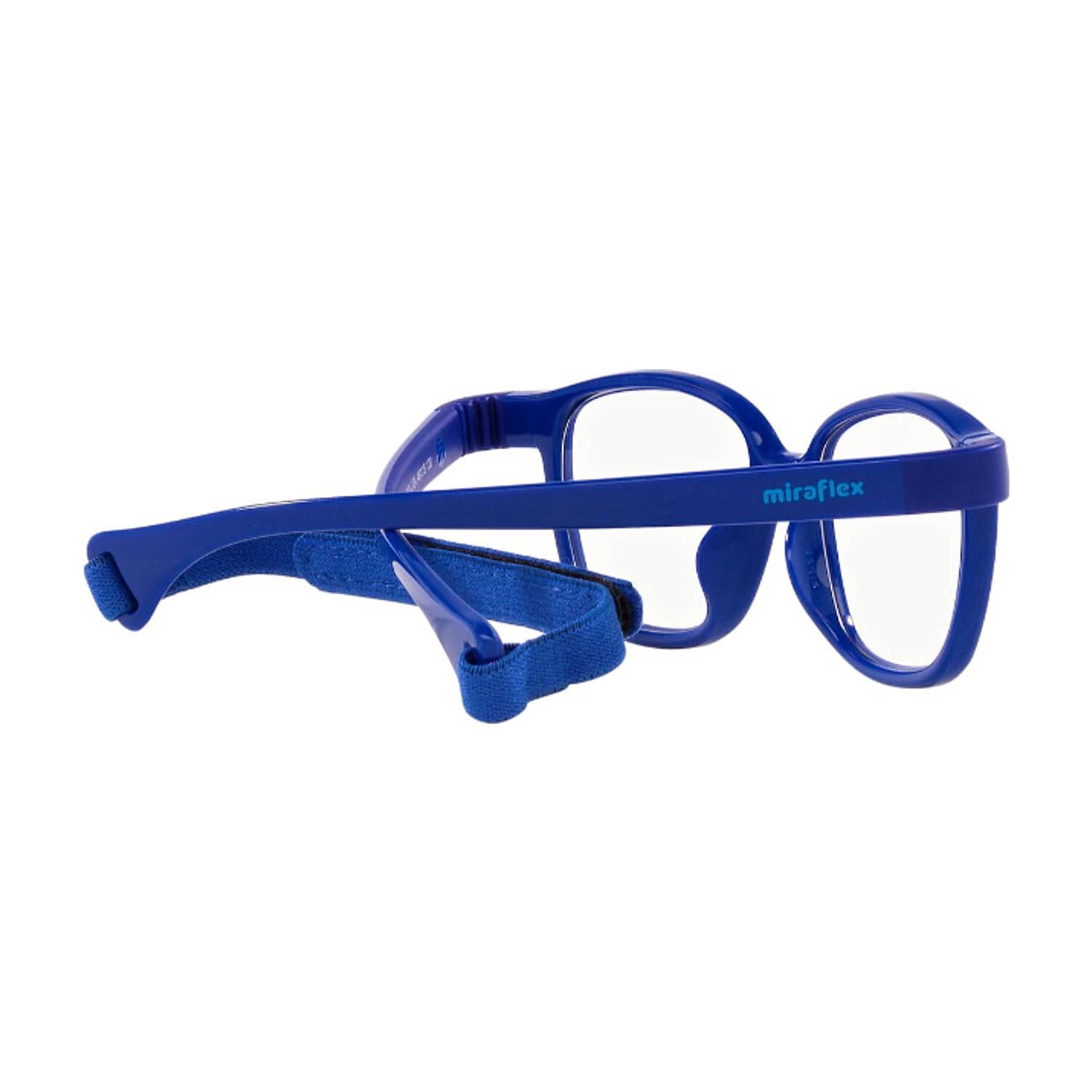 Lentes &Oacute;pticos Azul Con Correa Miraflex Para Ni&ntilde;os image number 8.0