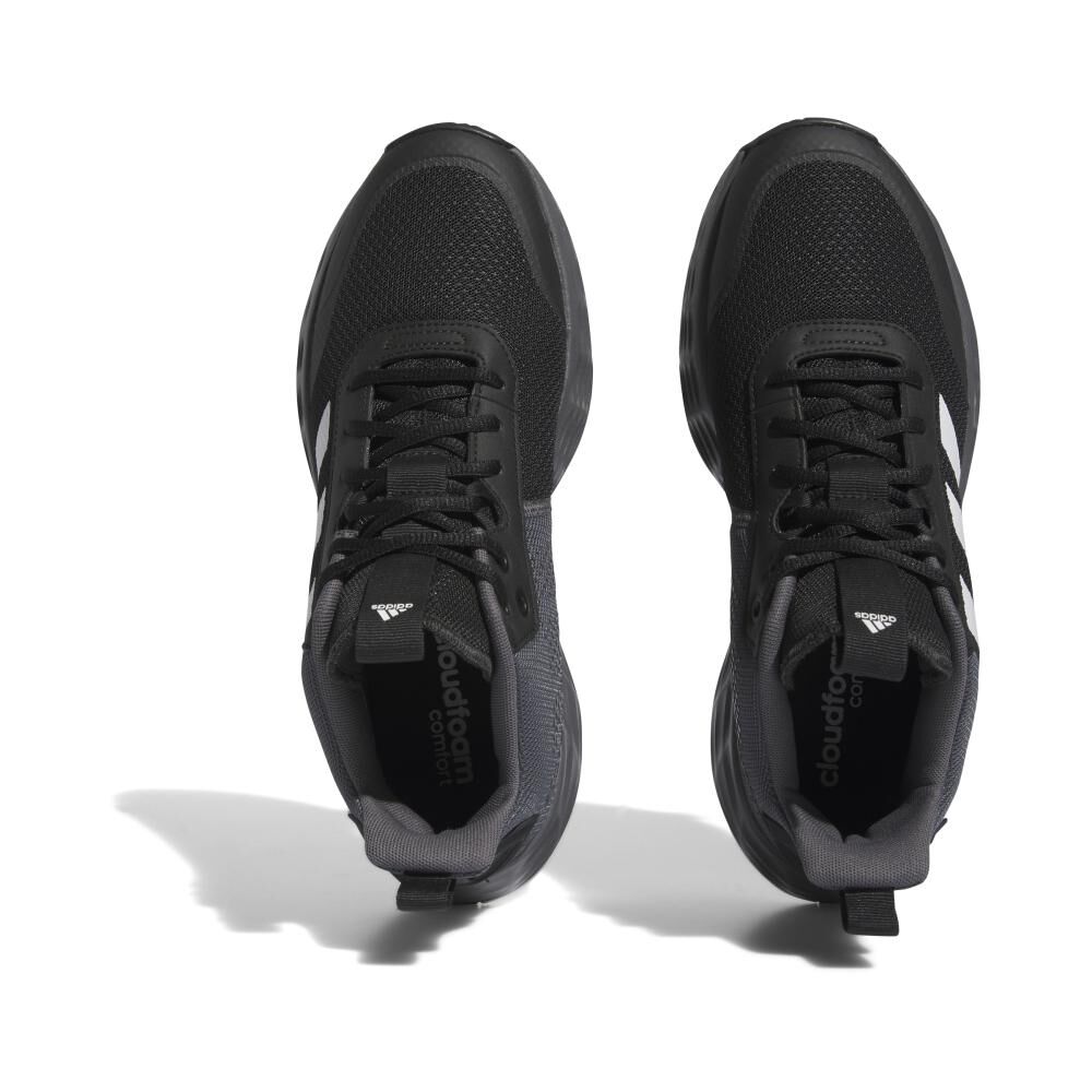 Zapatilla Basketball Hombre Adidas Ownthegame 2.0 Negro image number 3.0