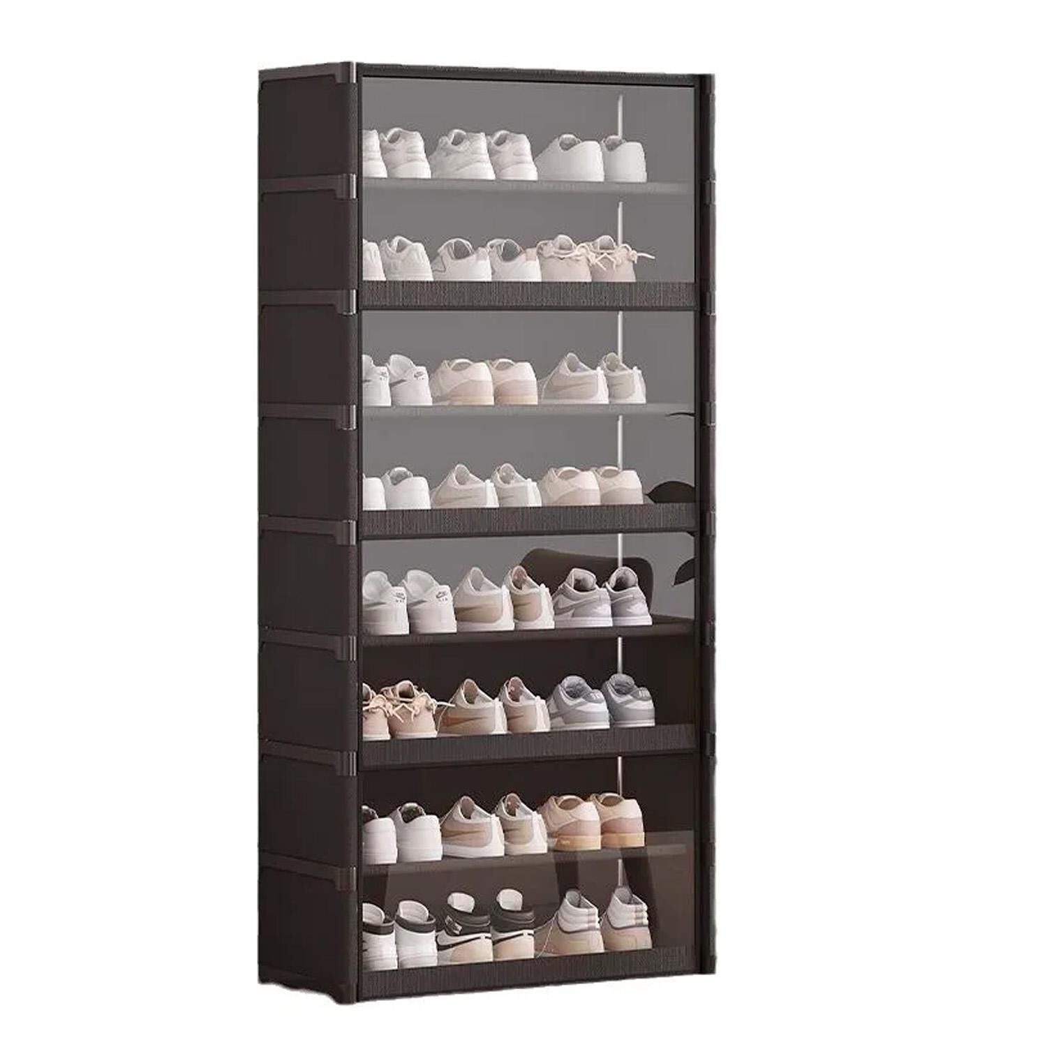 Zapatero Vertical Con Tapa Pet 30x64x139cm 8 Niveles image number 0.0