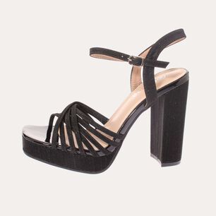 Sandalia Negro V&iacute;a Franca Art. 5kd85black
