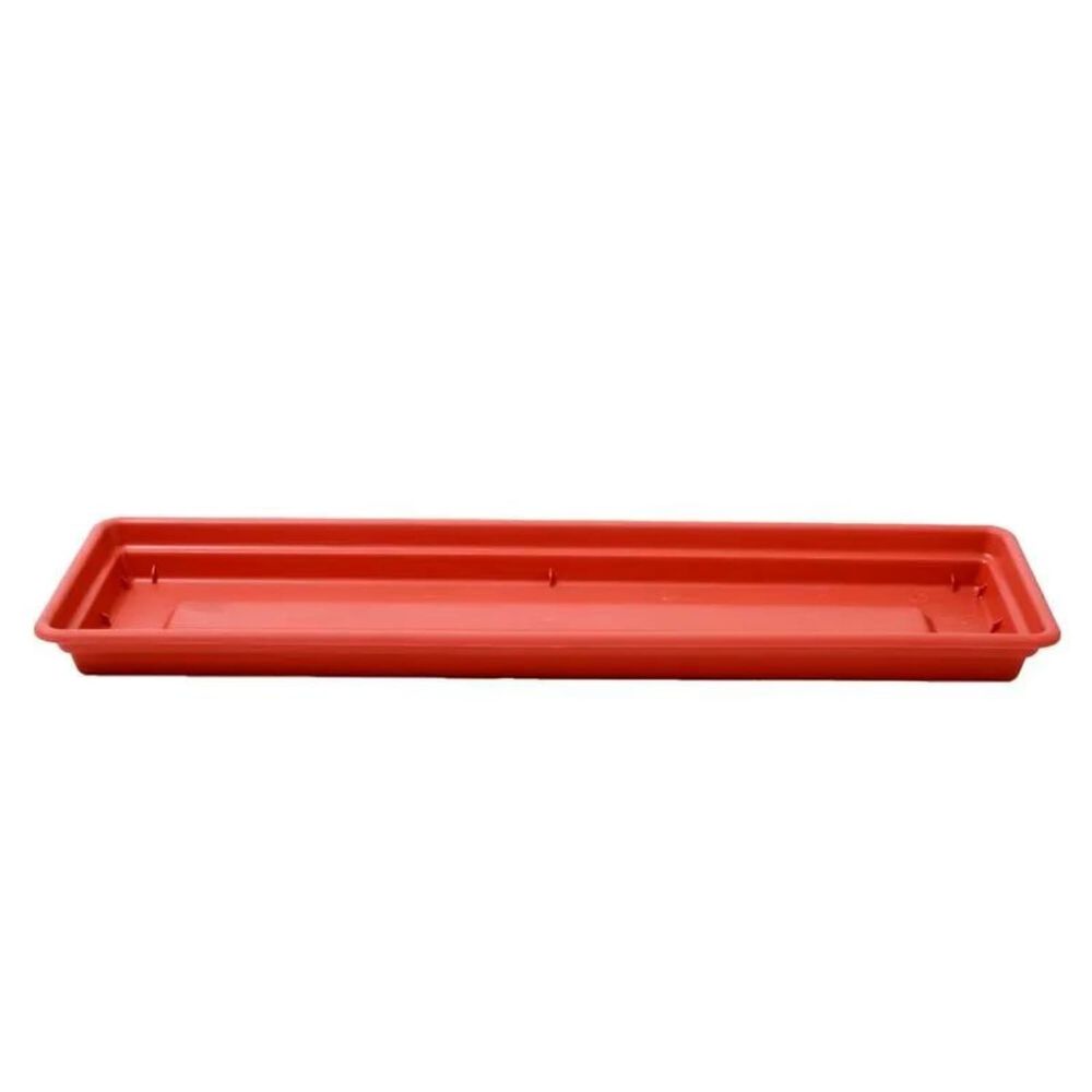 Pack X4 Plato De Maceta Rectangular Dura Kotta 59 Centimetros / Terracota Reyplast image number 0.0