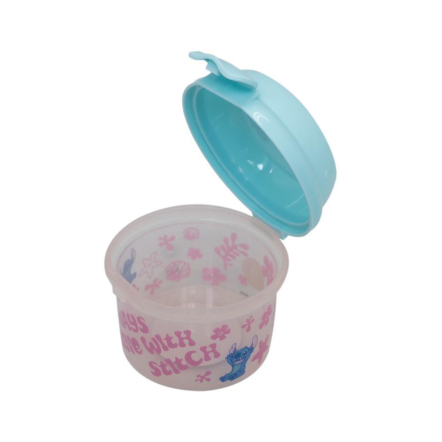 Porta Snack 280ml Stitch Vibes Disney image number 2.0
