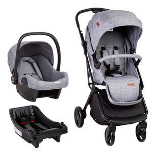 Coche Cuna Travel System Bebesit Swift 360 Gris