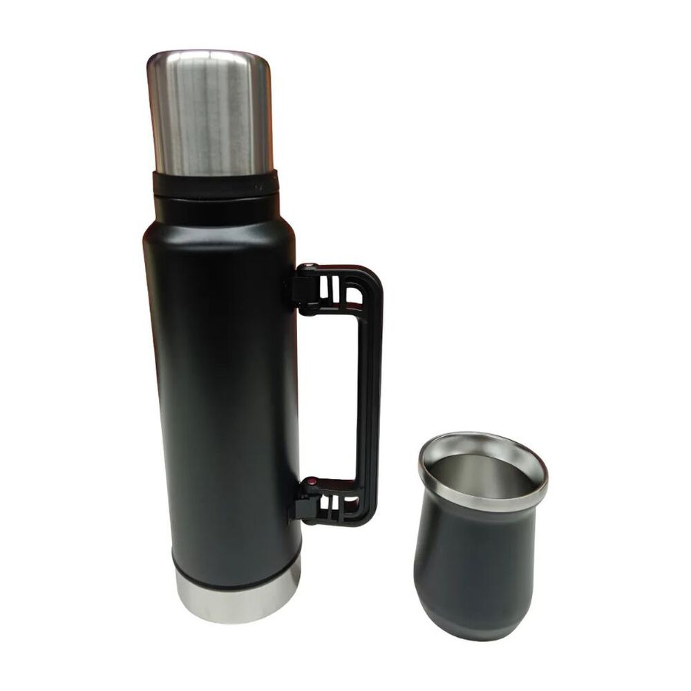 Set De Termo Con Vaso De Mate Acero Inoxidable 1400ml image number 0.0