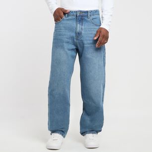 Jeans Lavado Tiro Medio Baggy Hombre Rolly Go