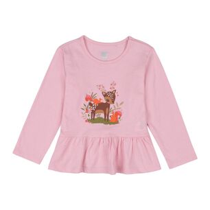 Polera Manga Larga Bebe Ni&ntilde;a Baby