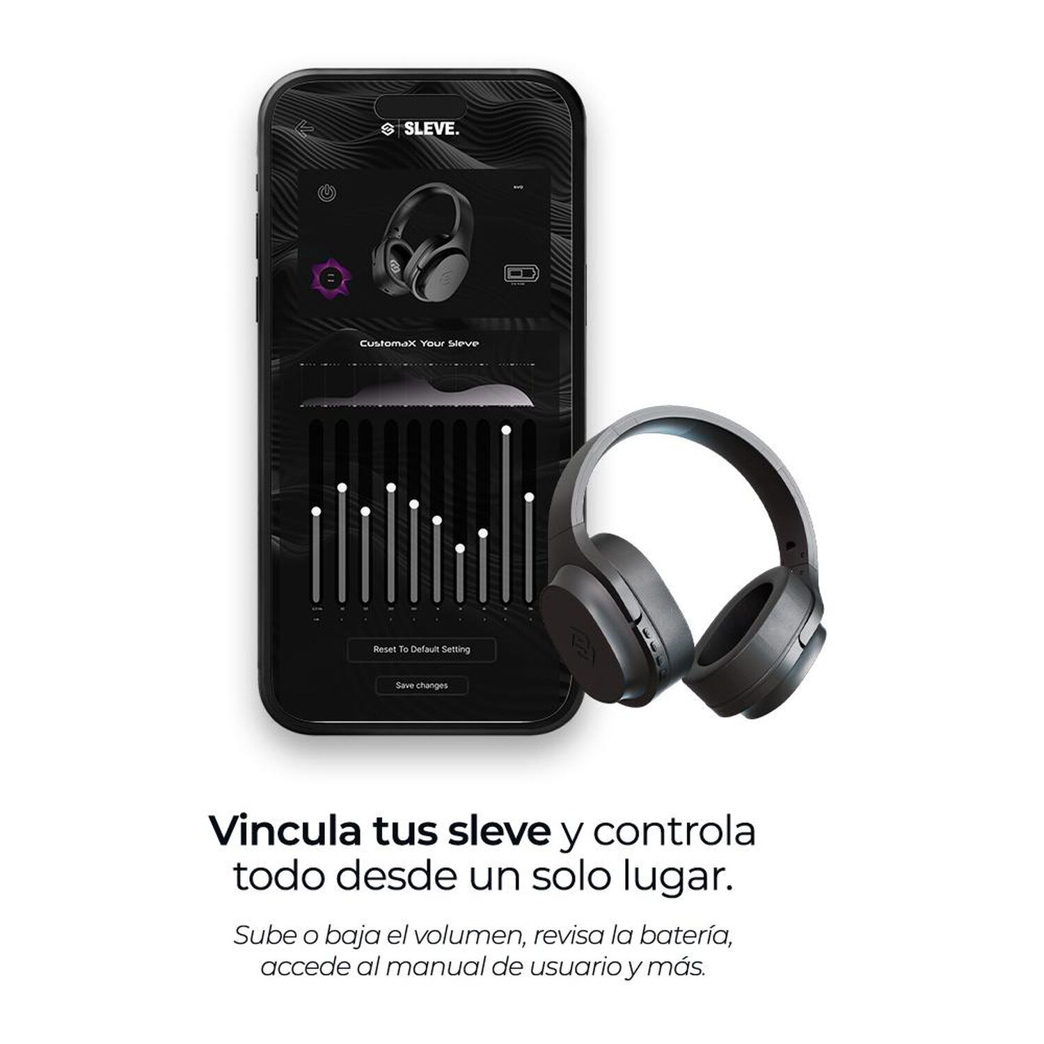 Aud&iacute;fonos Sleve Rocklink 2Gen Black image number 5.0
