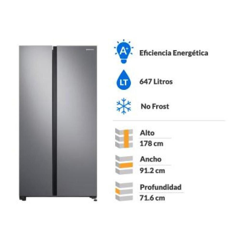 Refrigerador Samsung RS62R5011M9/ZS / No Frost / 647 Litros image number 1.0