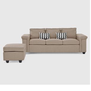 Sof&aacute; Mons Sicilia / 3 Cuerpos + 1 Pouf