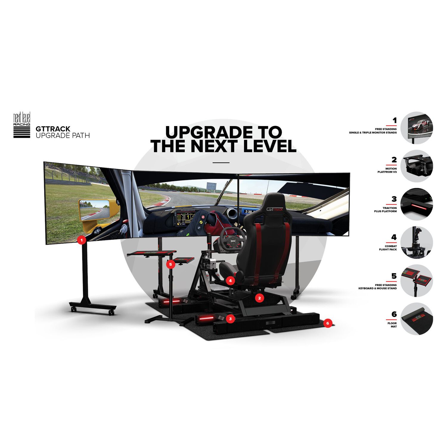 Gttrack Racing Simulator Cockpit image number 9.0