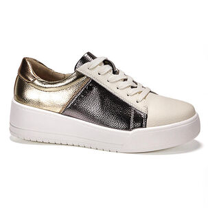 Zapatilla Cuero Bora Bronce