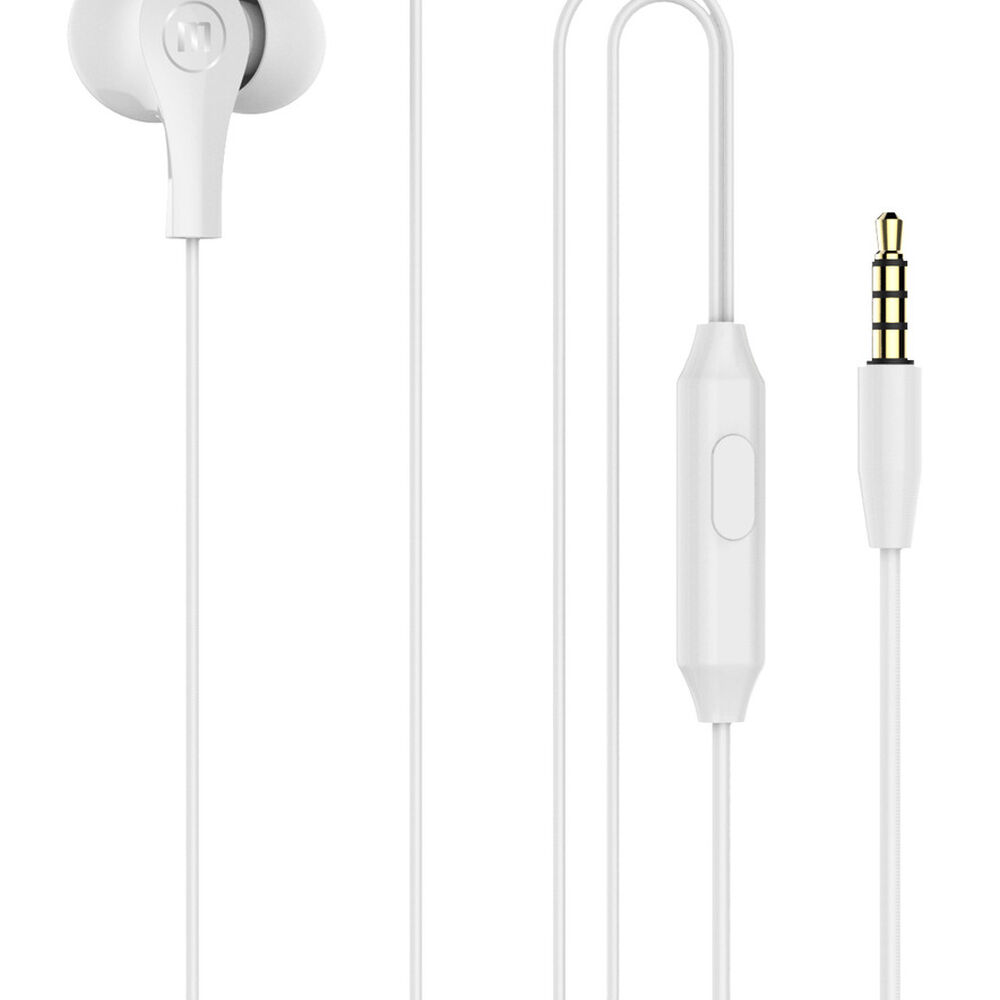 Audífonos Maxell In Ear Estéreo Con Microfono Blanco image number 0.0
