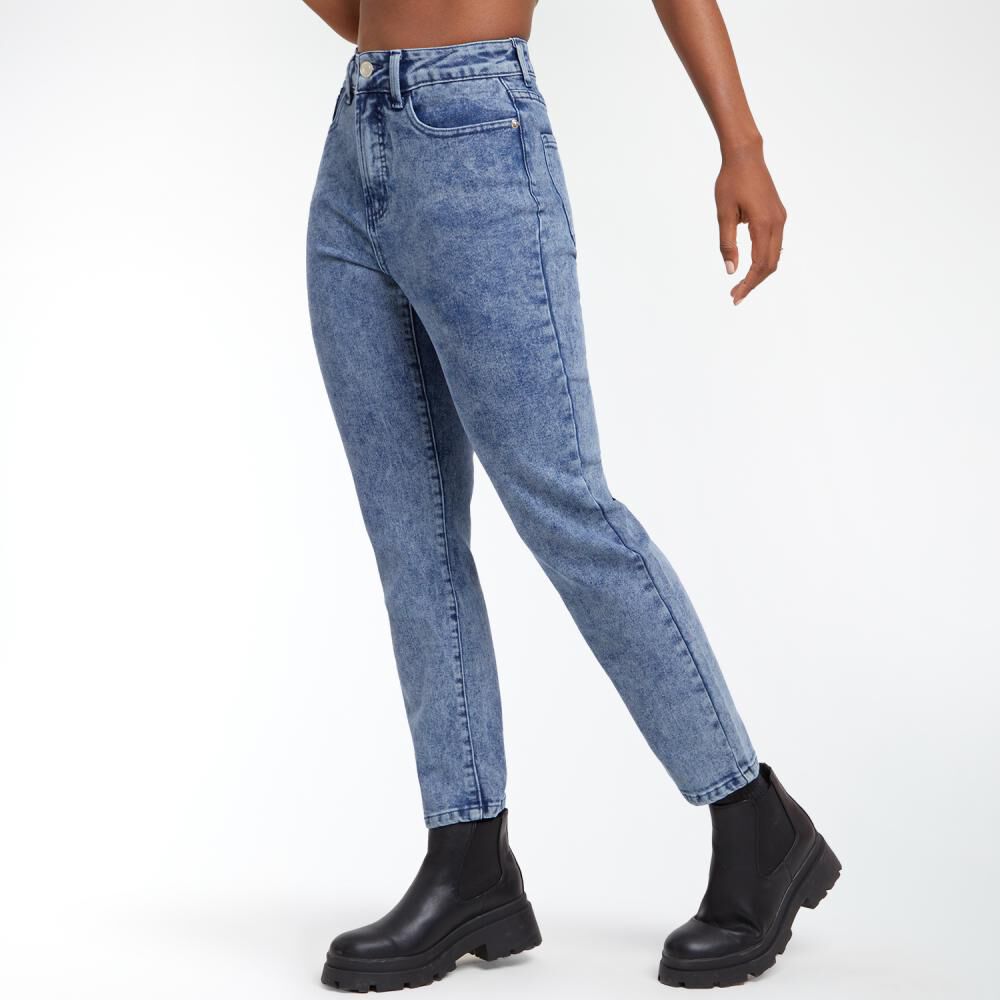 Jeans Basta Doblada Tiro Alto Skinny Mujer Rolly Go image number 2.0