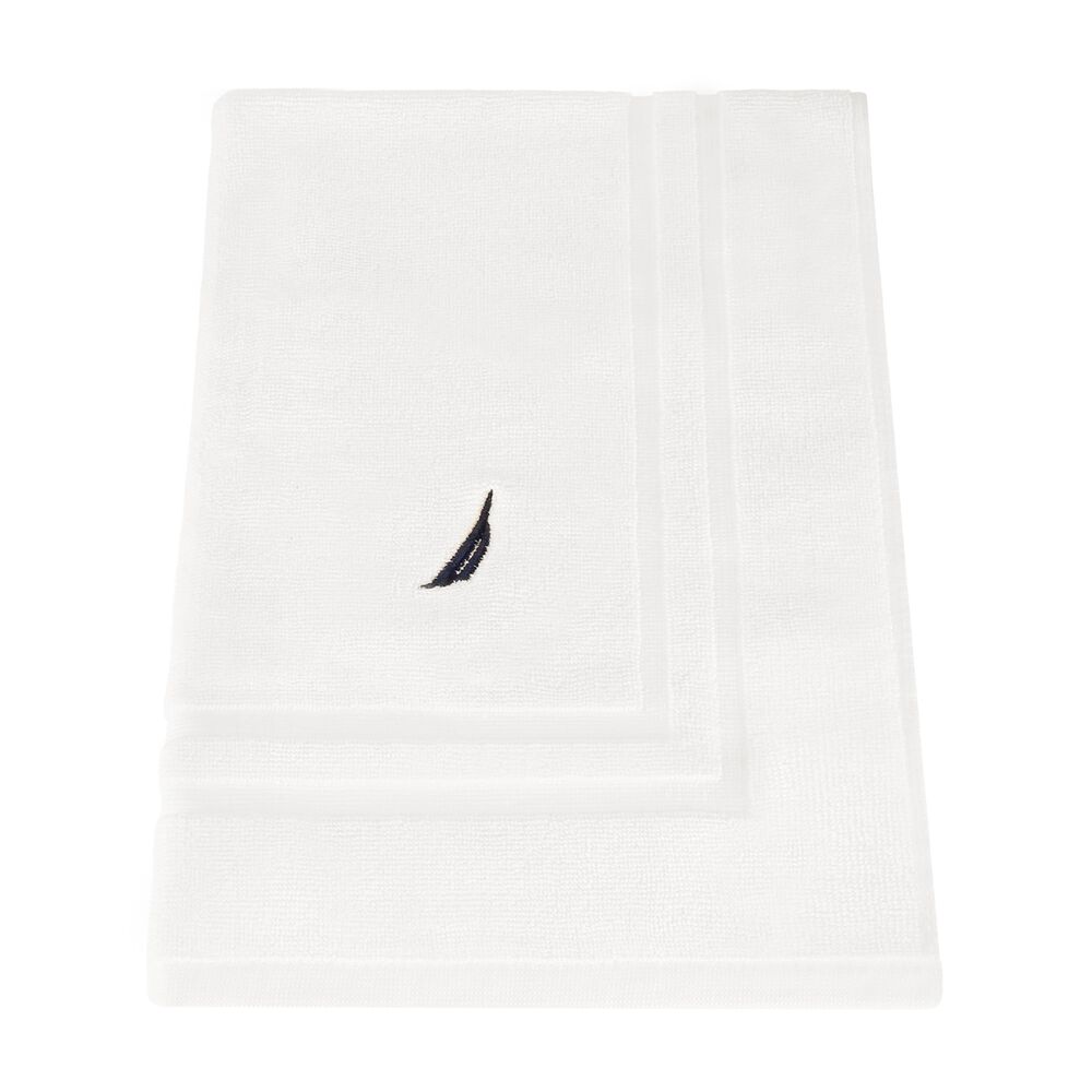 Toalla De Piso Savoy Nautica Home Algod&oacute;n Premium 50x80 Cm Blanco image number 2.0