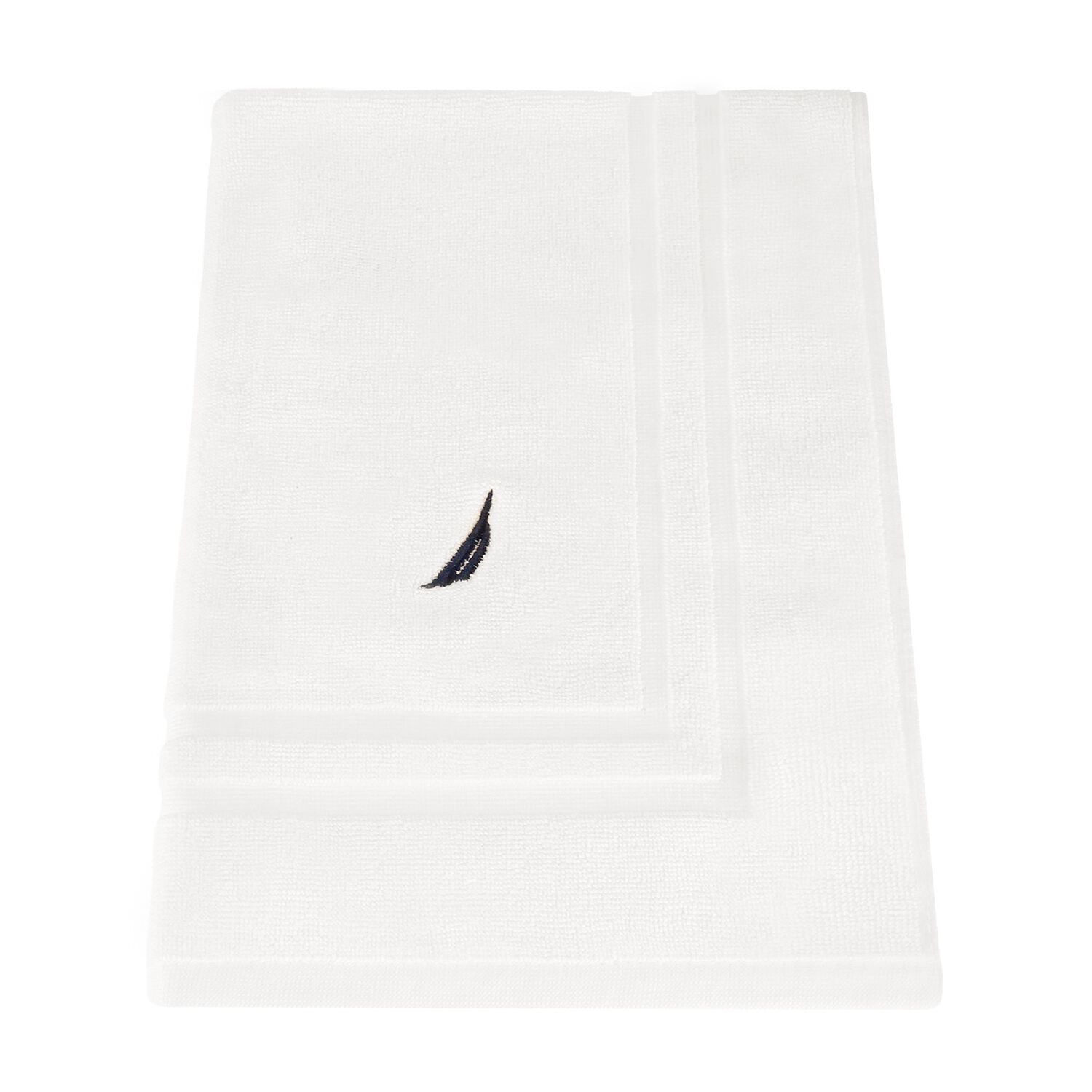 Toalla De Piso Savoy Nautica Home Algod&oacute;n Premium 50x80 Cm Blanco image number 2.0