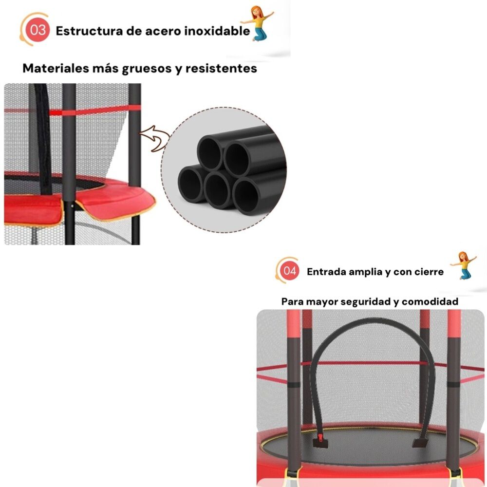 Cama El&aacute;stica Dise&ntilde;o Alto 140cm Ifree Lubabycas image number 2.0