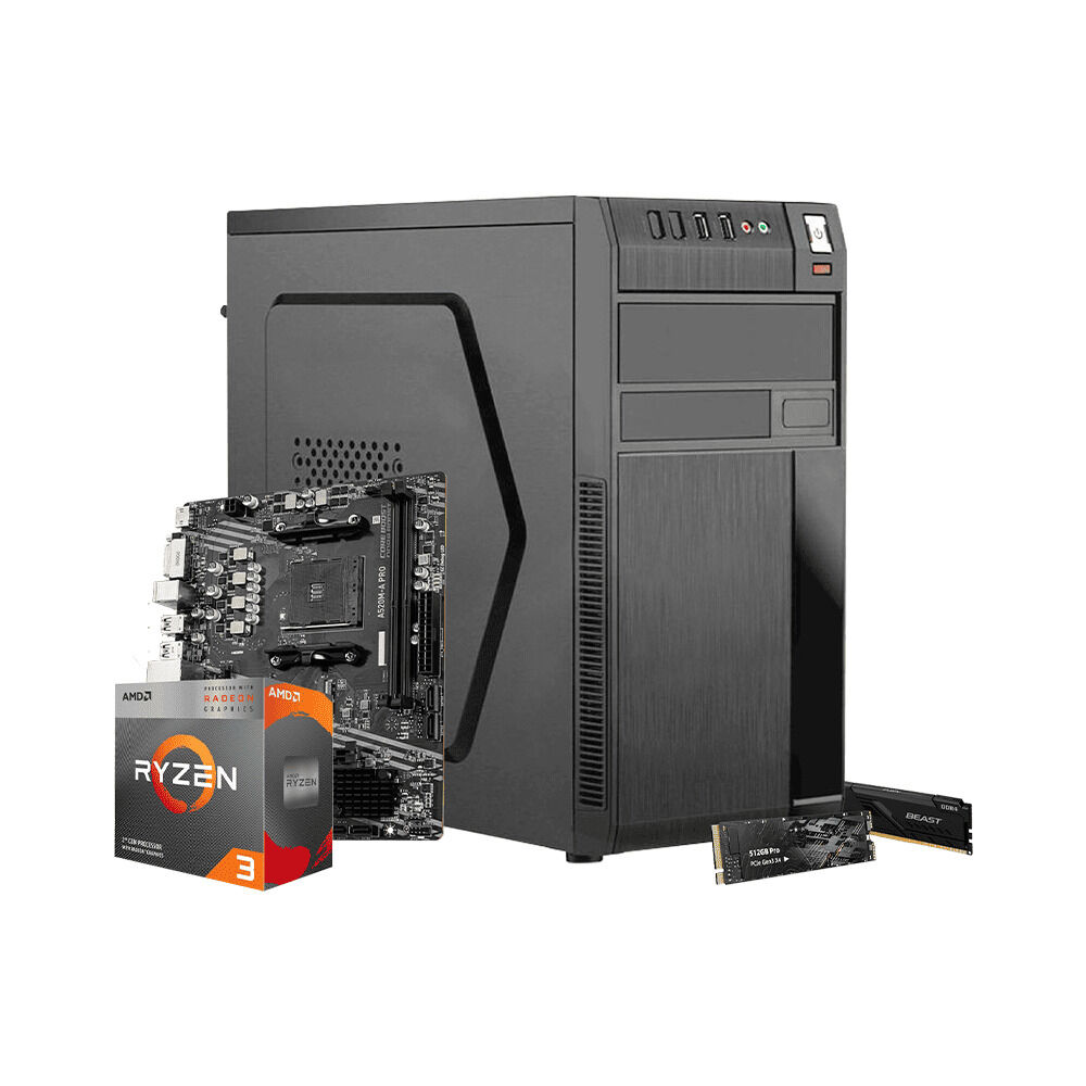 Pc Gamer X-lite Ryzen 3 3200g 16gb 512gb Ssd M.2 Radeon Vega 8 - Nuevo image number 0.0