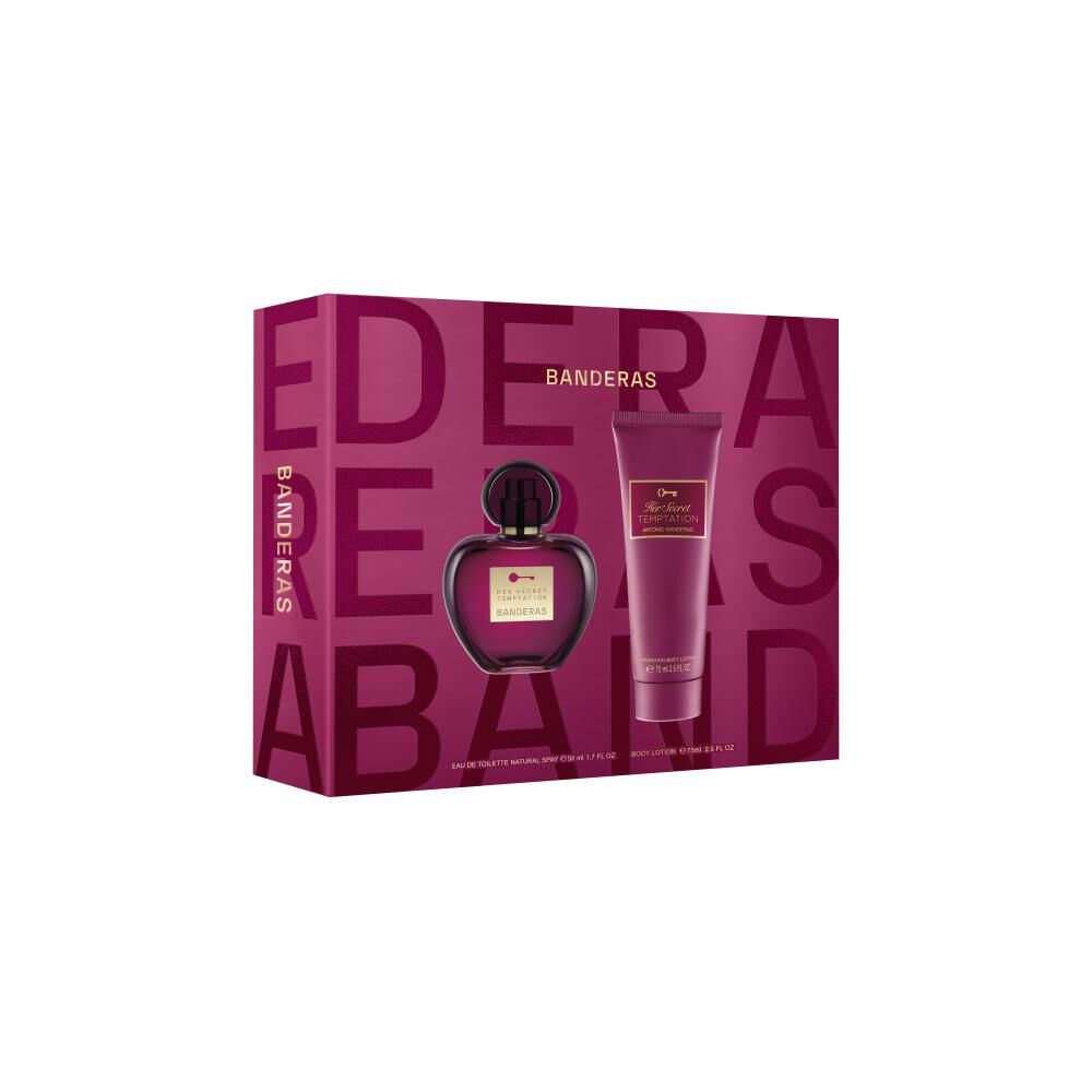 Set De Perfumería Mujer Her Secret Temptation Banderas / 50 Ml / Edt + Loción Corporal 75 Ml image number 1.0