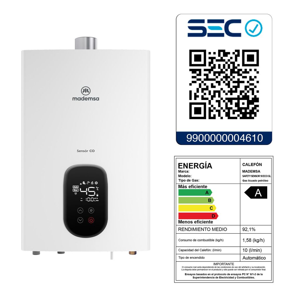 Calef&oacute;n Mademsa Safety Sensor 10 Eco Gl image number 7.0