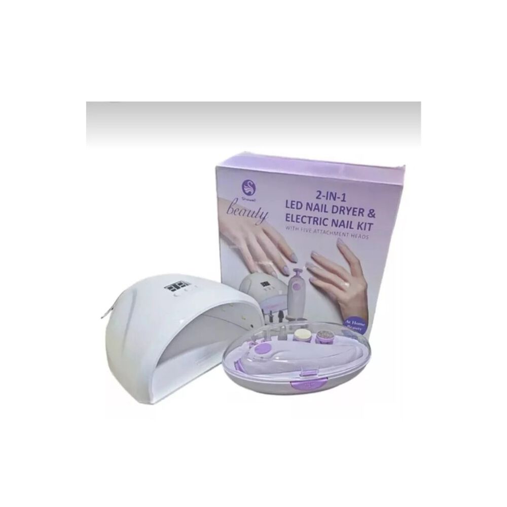 Kit De Lampara Led Uv Y Mini Torno De Manicure 2 En 1 image number 3.0