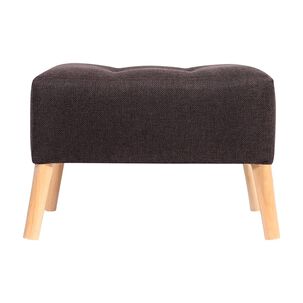 Pouf Petrum Caf&eacute; Moro Omega 62x42x42 Cm M&aacute;xima Design