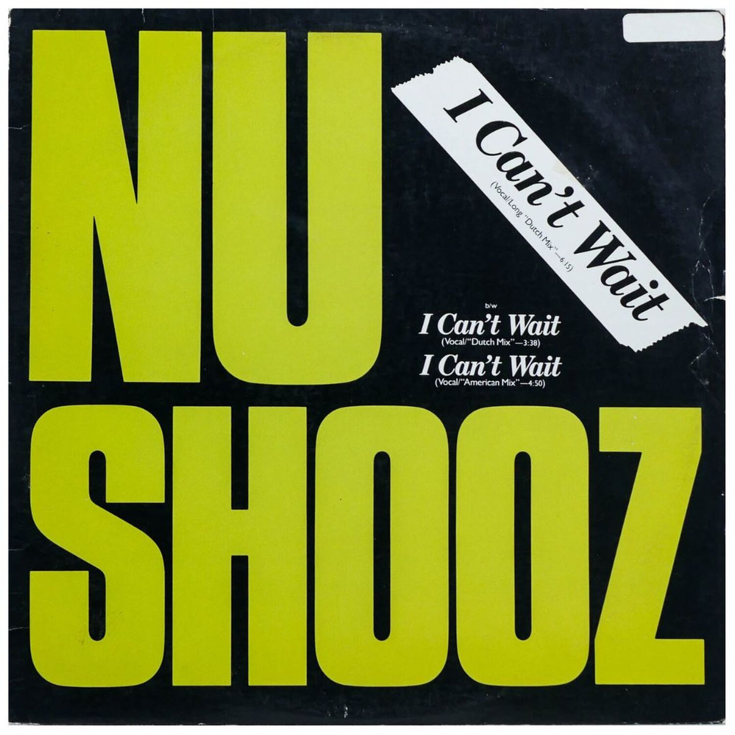 Nu Shooz - I Can&acute;t Wait | 12" Maxi Single Usado image number 0.0