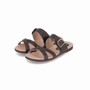 Sandalia Mujer Chocolate Mari Piccadilly