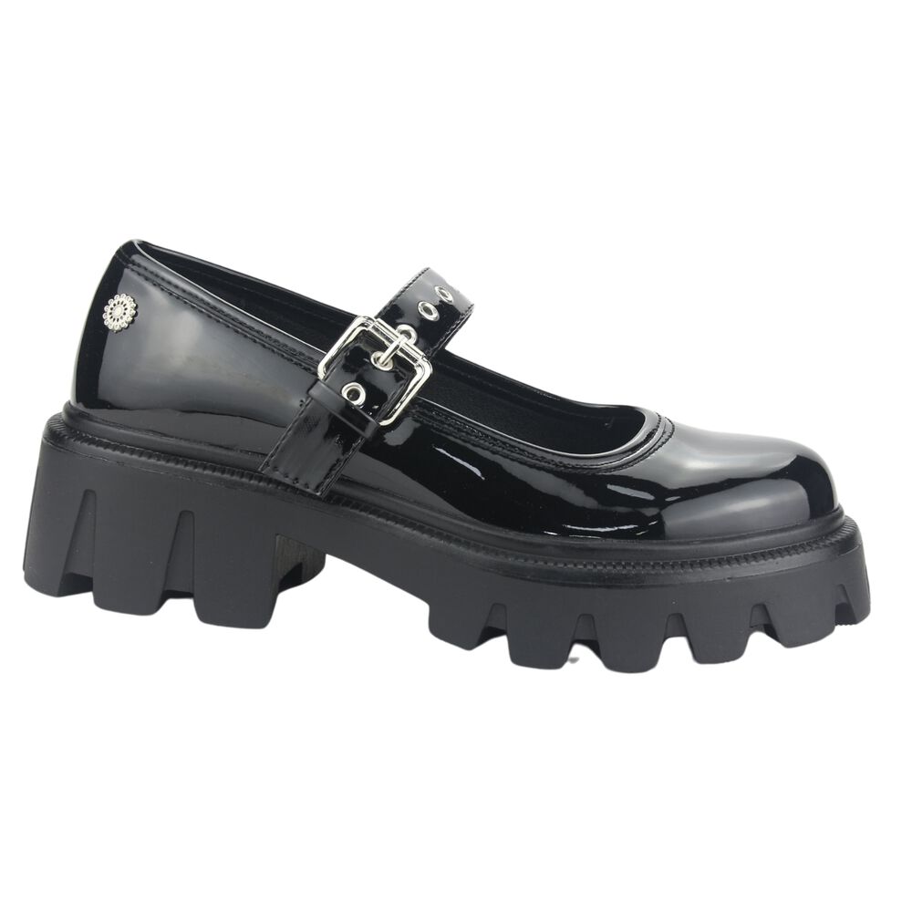 Zapato Chalada Mujer Joing-1 Negro Plataforma image number 0.0