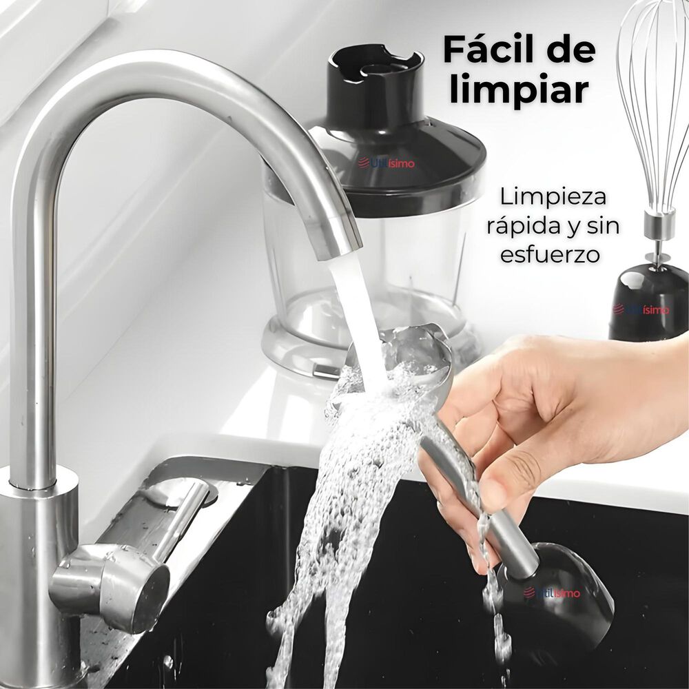 Batidora De Inmersi&oacute;n Oster Roja Con Organizador Y Accesorios image number 8.0