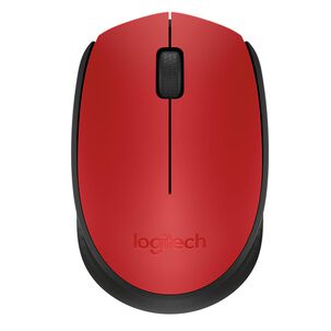 Mouse Inalambrico Usb Pequeño Oficina M170 Rojo