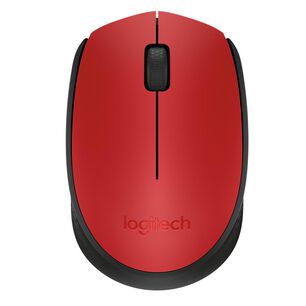 Mouse Inalambrico Usb Peque&ntilde;o Oficina M170 Rojo