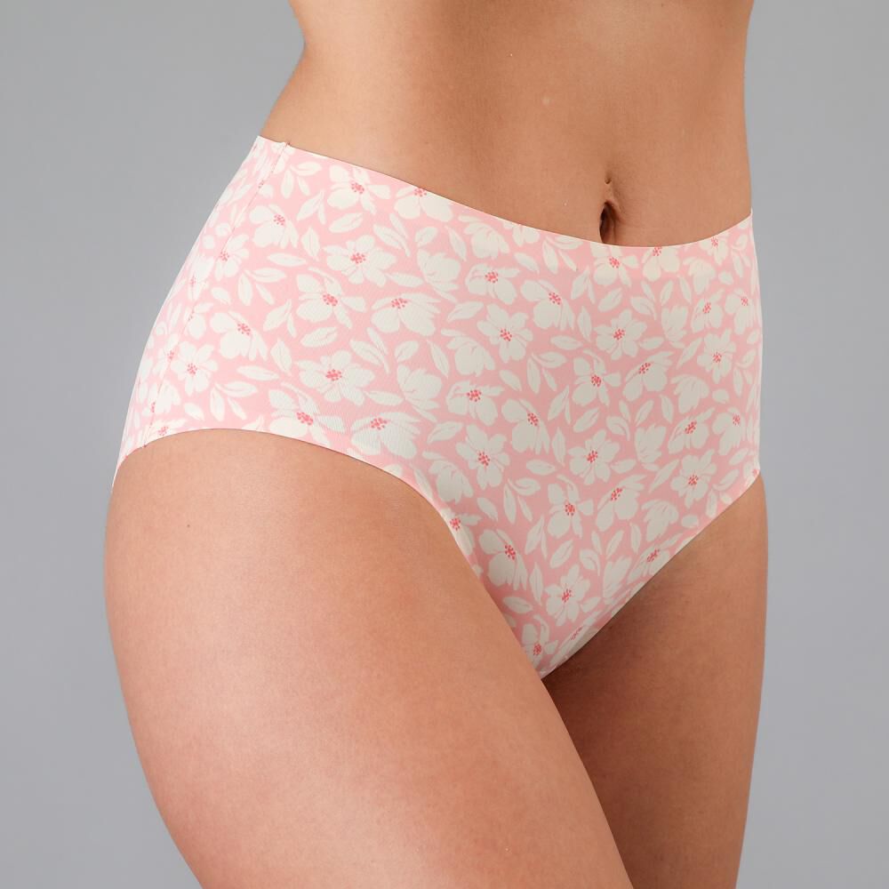 Pack 3x Calzon Maxi Micro Print Bonded Flores image number 3.0